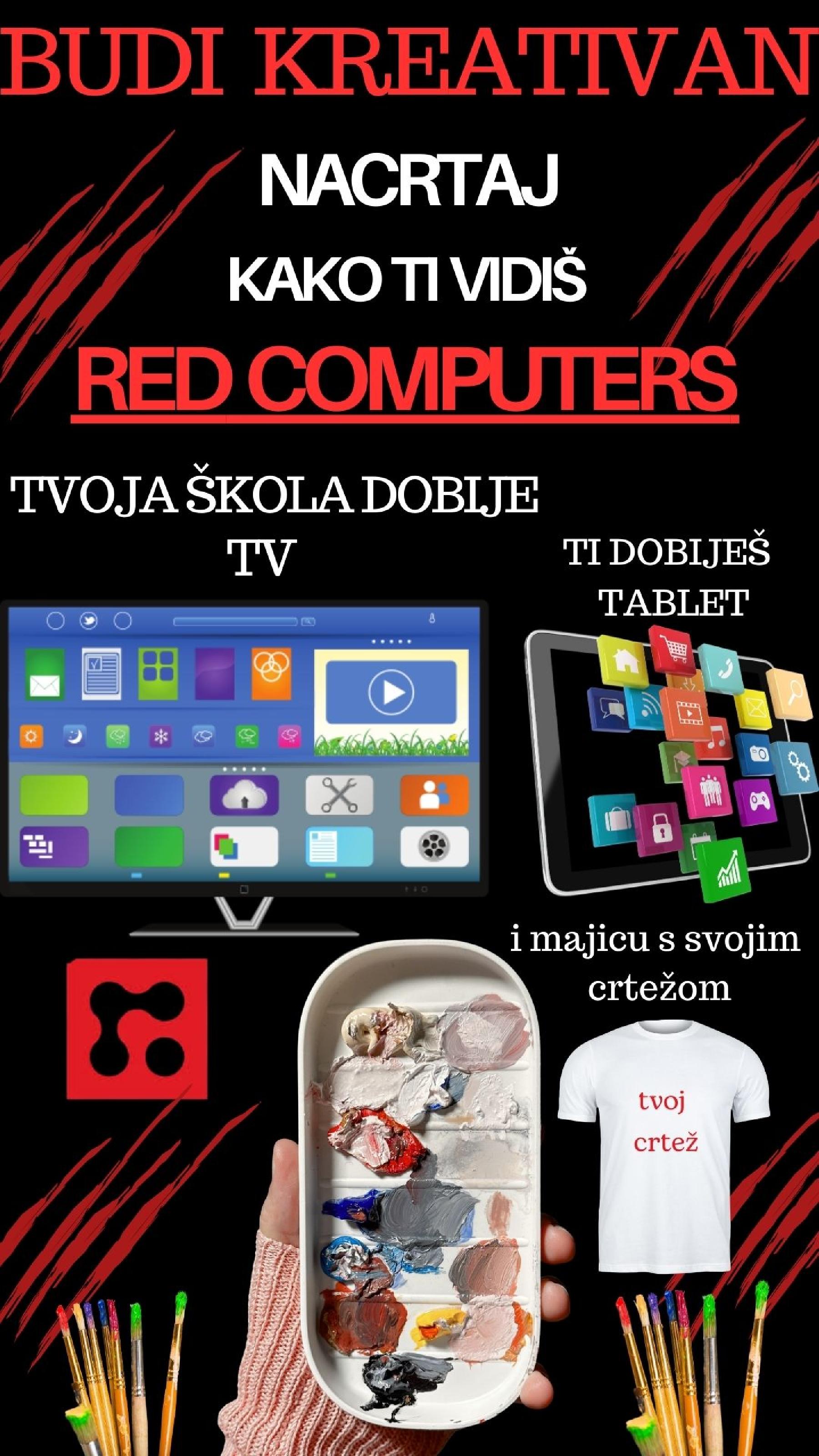 Red Computers pokreće uzbudljivo umjetničko takmičenje za djecu Budi kreativan!