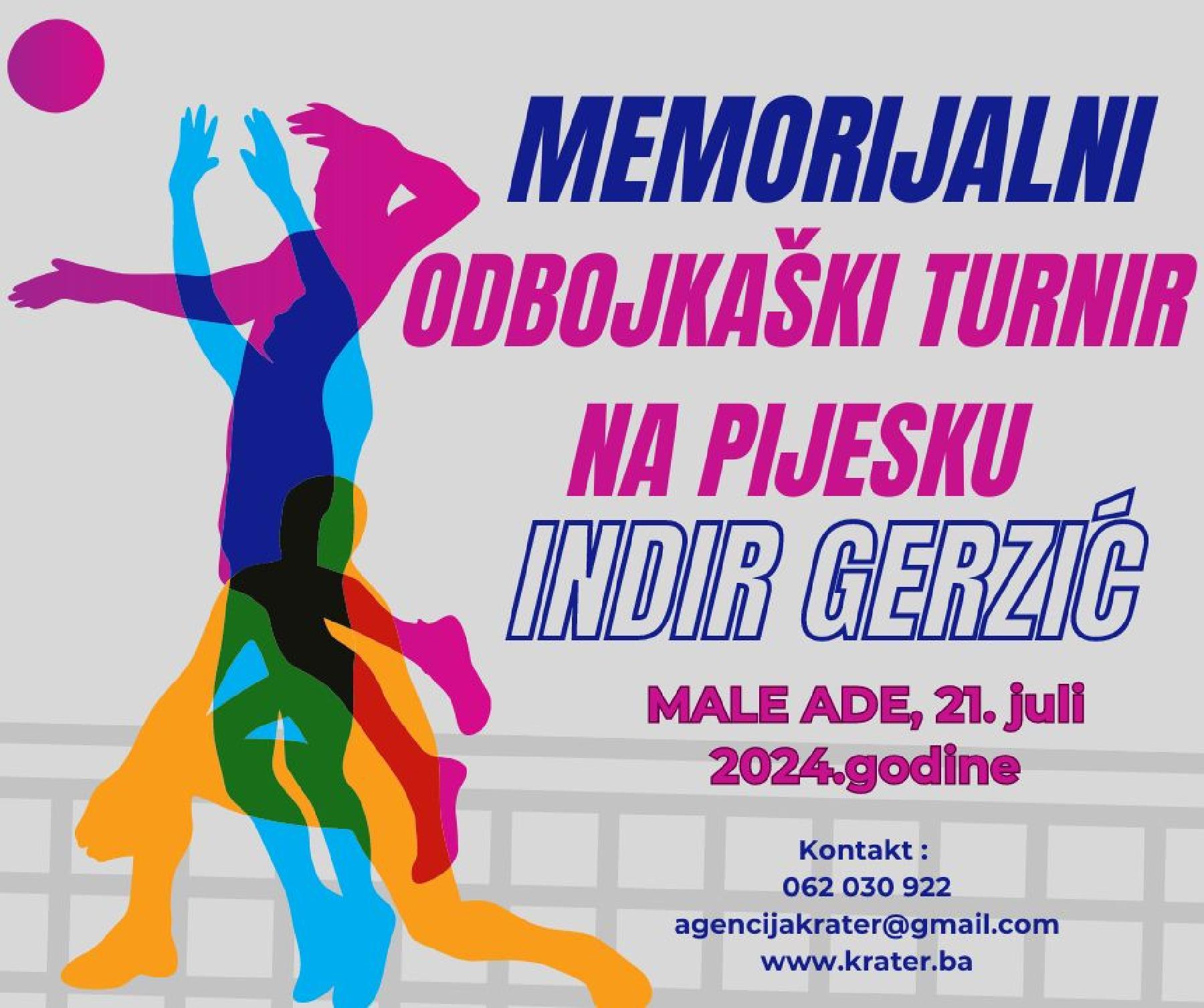 Prijave na memorijalni turnir u odbojci na pijesku Indir Gerzić