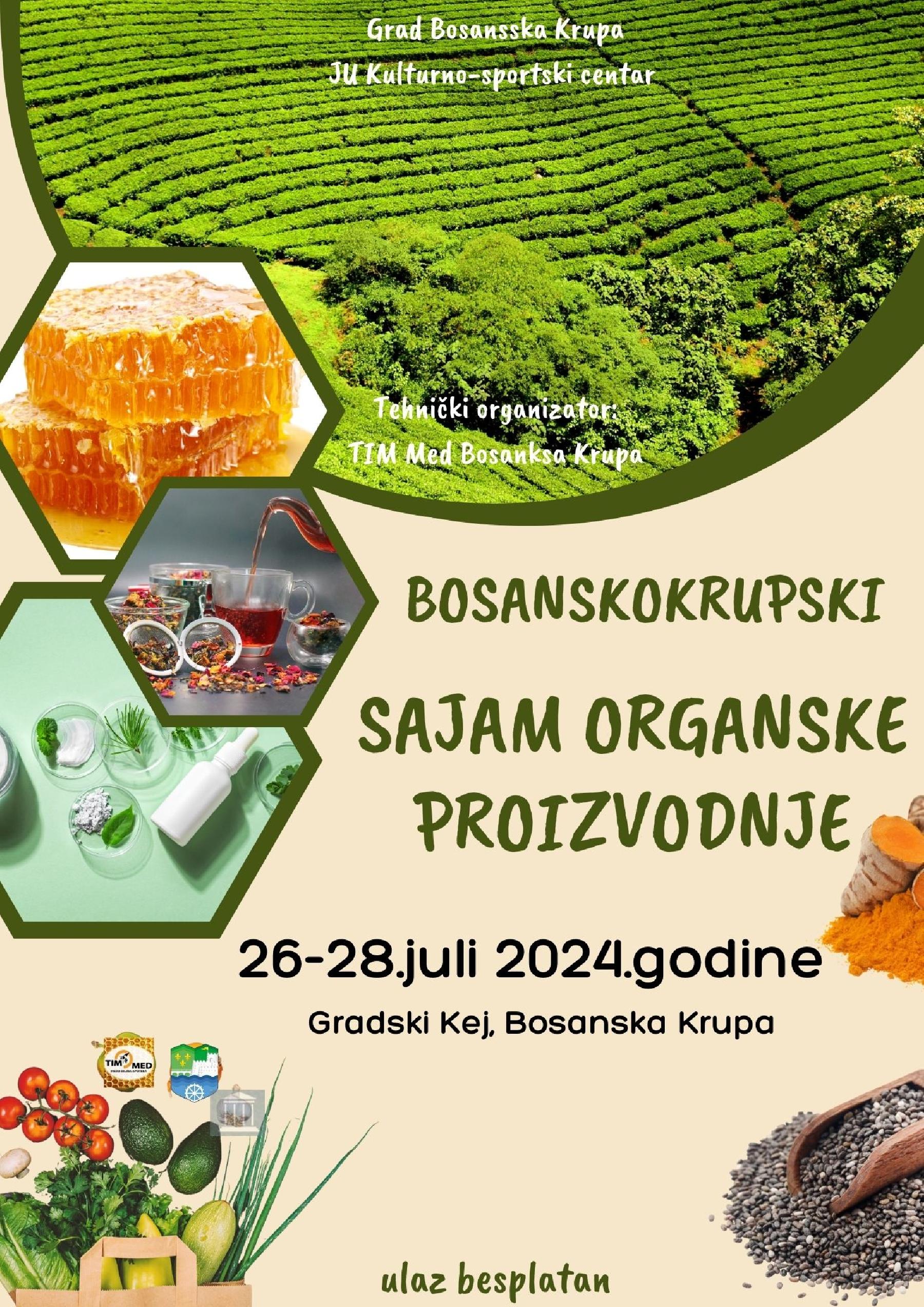 Sajam organiskih proizvoda u Bosanskoj Krupi