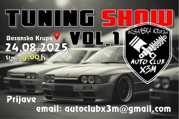 TUNING SHOW Bosanska Krupa: Nedjelja je dan za ljubitelje automobila!